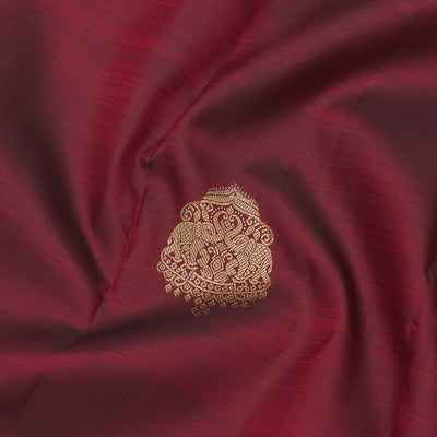 Maroon Zariwork Pure Silk Saree