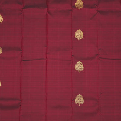 Maroon Zariwork Pure Silk Saree