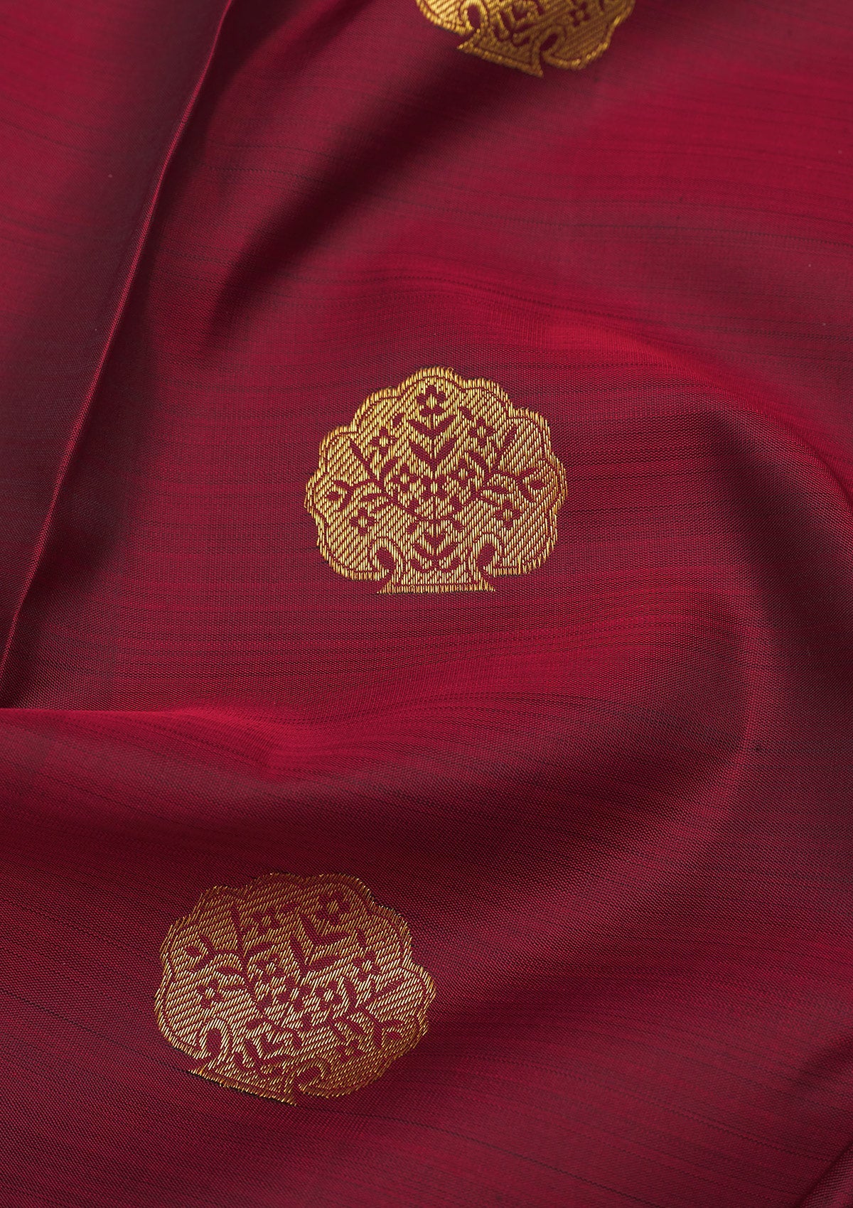 Maroon Zariwork Pure Silk Saree