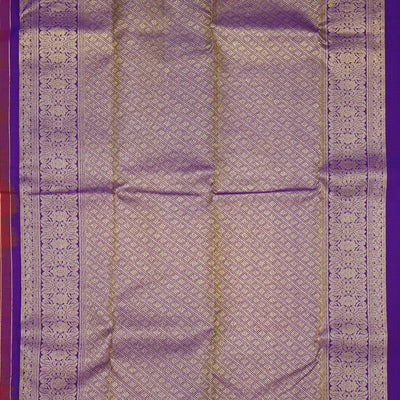 Maroon Zariwork Pure Silk Saree