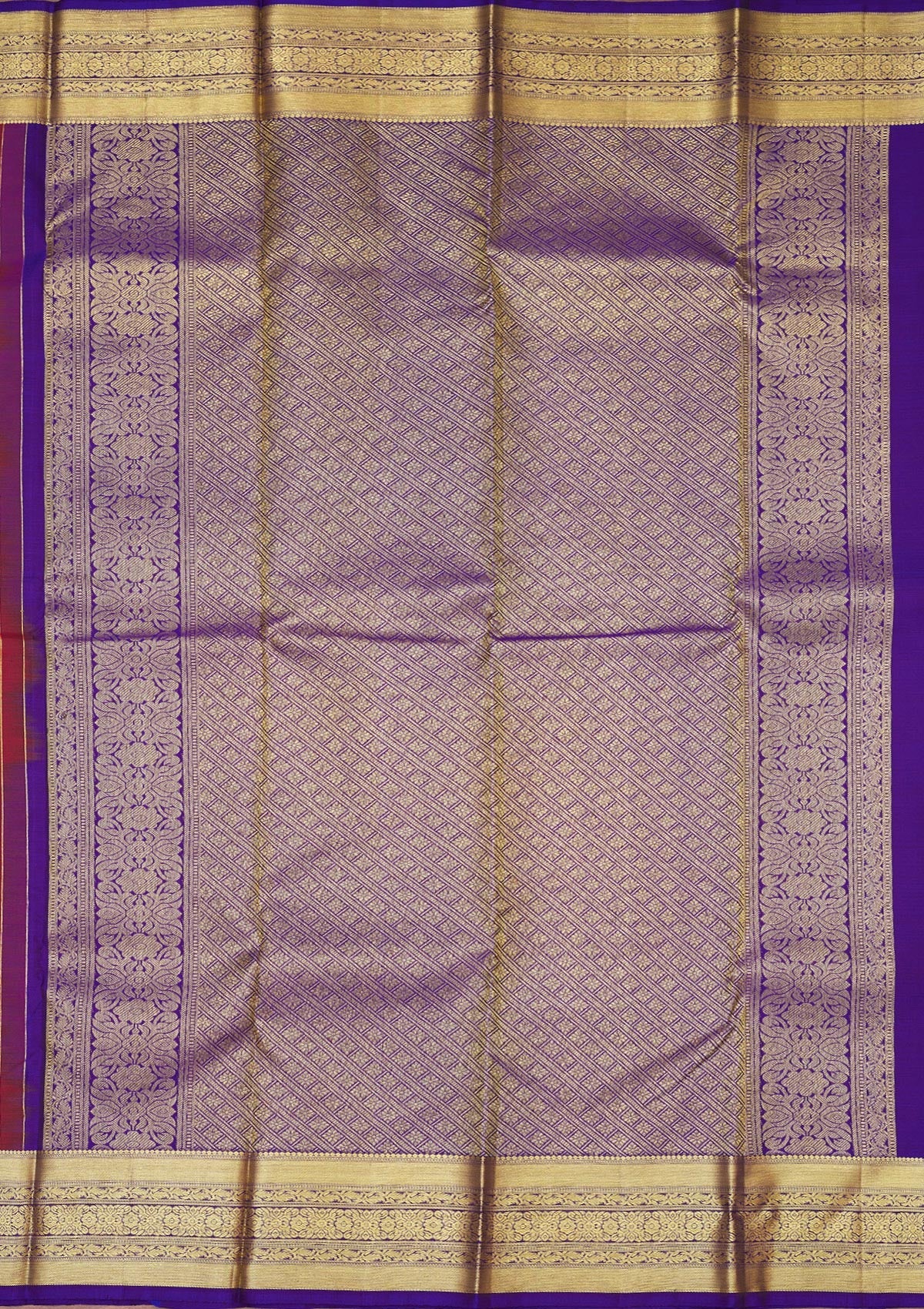 Maroon Zariwork Pure Silk Saree