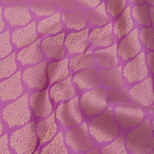 Mauve Zariwork Pure Silk Saree