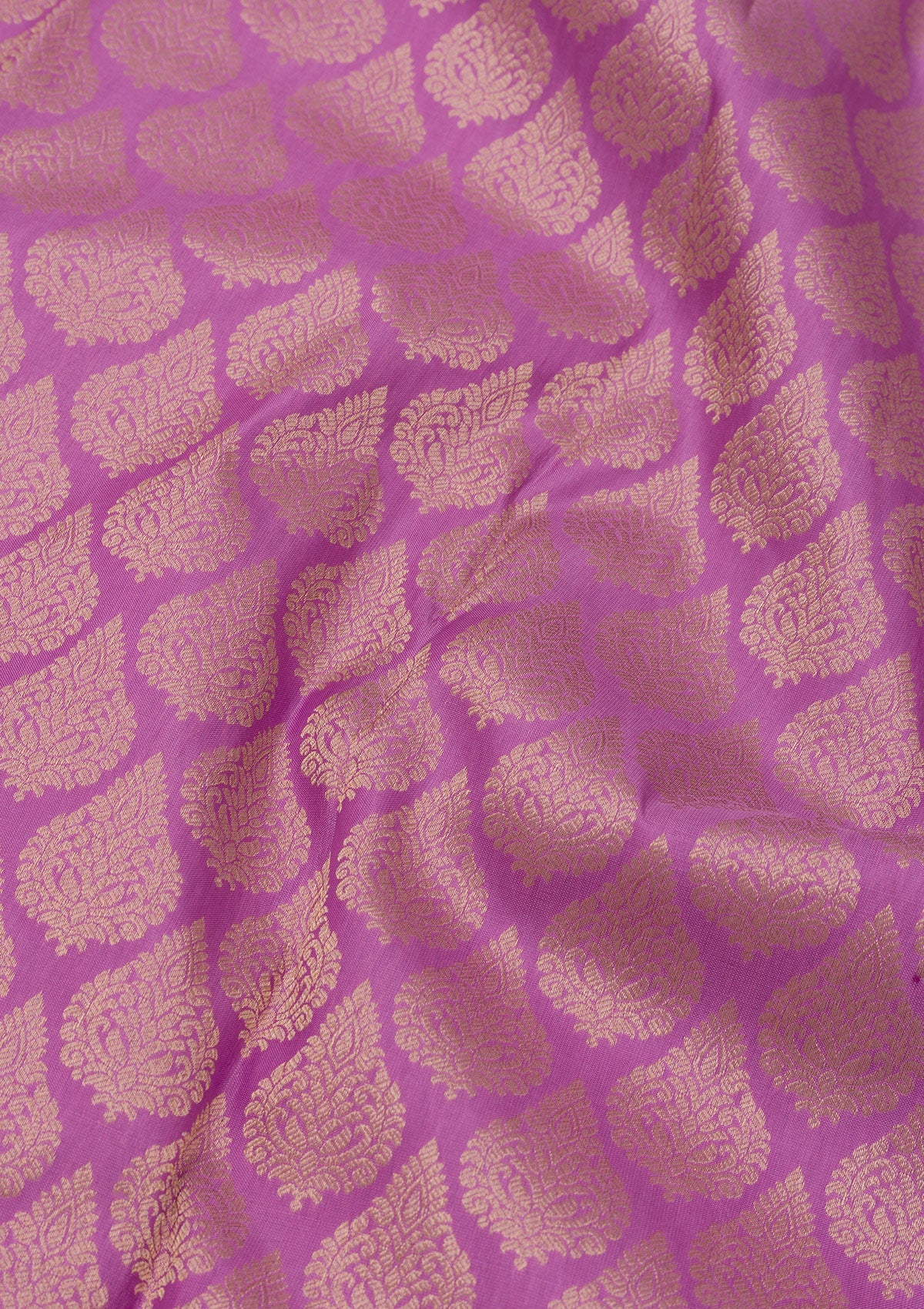 Mauve Zariwork Pure Silk Saree