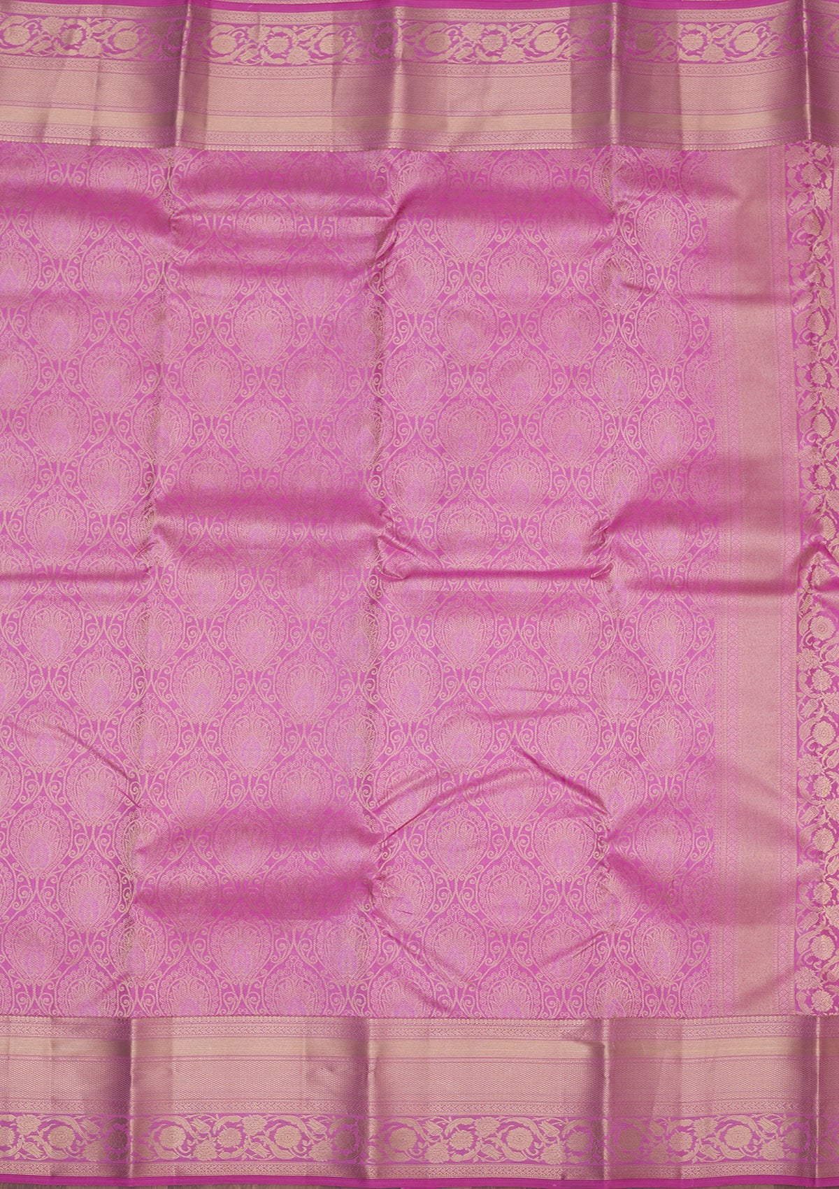 Mauve Zariwork Pure Silk Saree