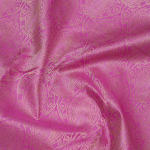 Mauve Zariwork Pure Silk Saree