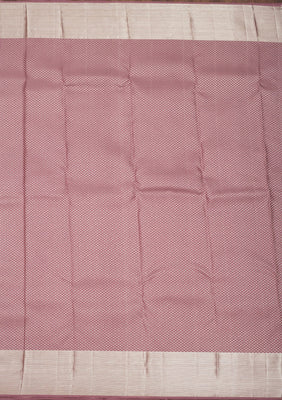 Mauve Zariwork Pure Silk Saree