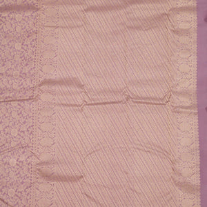 Mauve Zariwork Pure Silk Saree