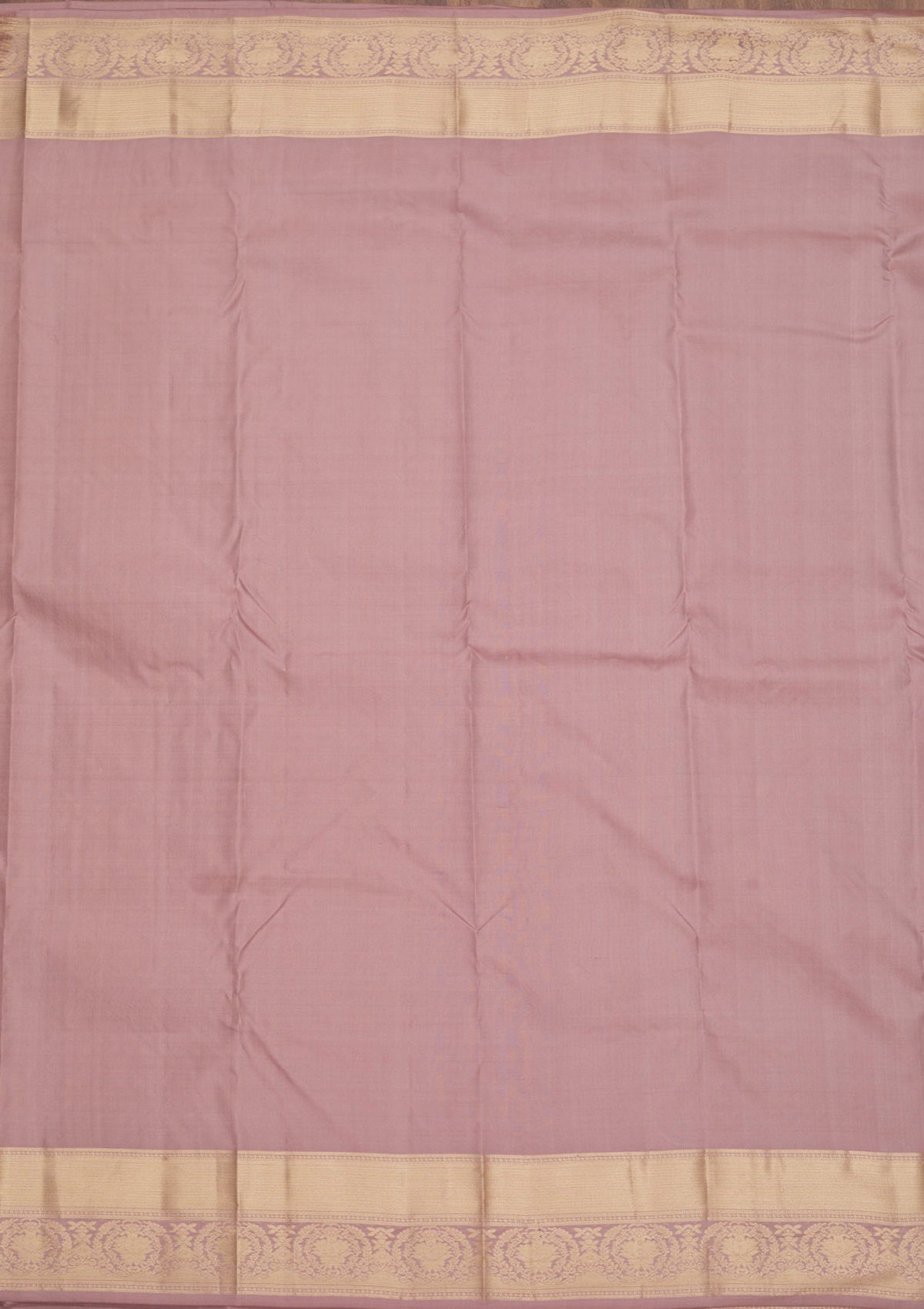 Mauve Zariwork Pure Silk Saree