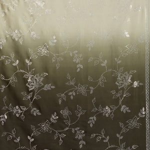 Mehendi Stonework Satin Saree