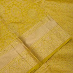 Mehendi Zariwork Pure Silk Saree