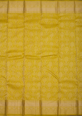 Mehendi Zariwork Pure Silk Saree