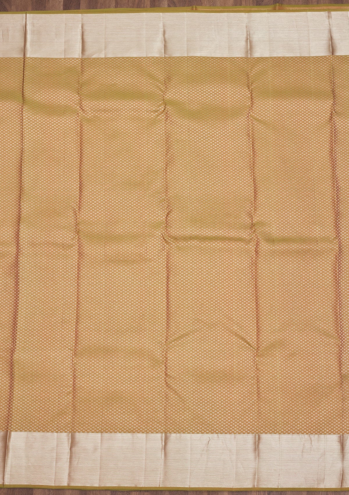Mehendi Zariwork Pure Silk Saree