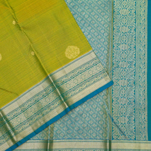 Mehendi Zariwork Pure Silk Saree
