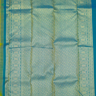 Mehendi Zariwork Pure Silk Saree