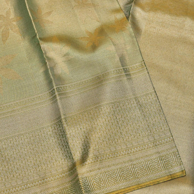 Mehendi Zariwork Pure Silk Saree