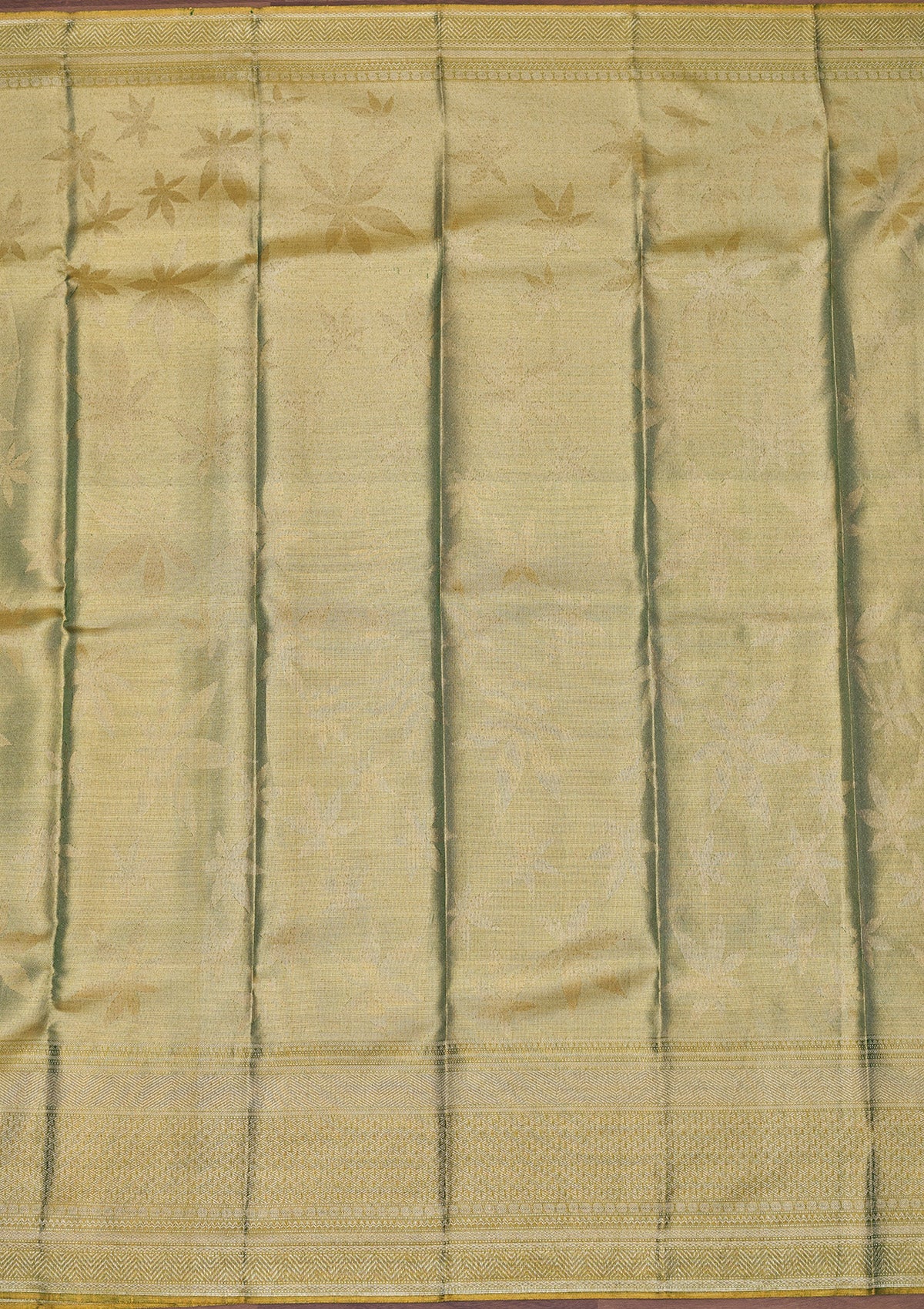 Mehendi Zariwork Pure Silk Saree