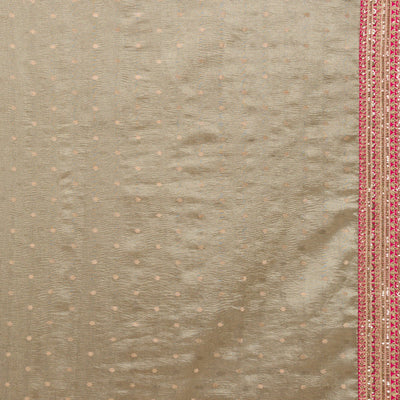 Mehendi Zariwork Tissue Saree
