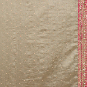 Mehendi Zariwork Tissue Saree