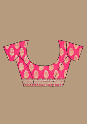 Mehendi Zariwork Tissue Saree