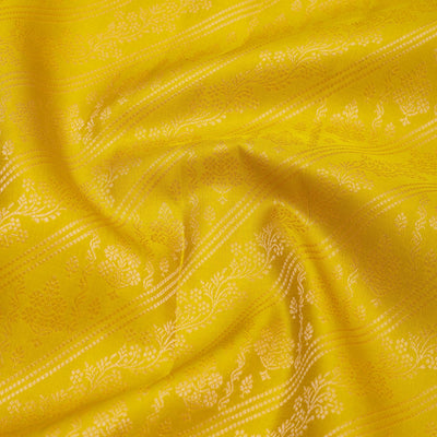 Mustard Zariwork Pure Silk Saree