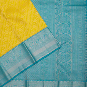 Mustard Zariwork Pure Silk Saree