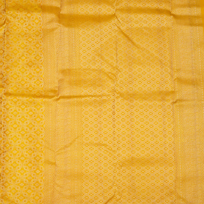 Mustard Zariwork Pure Silk Saree