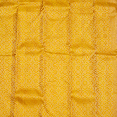 Mustard Zariwork Pure Silk Saree