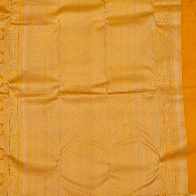 Mustard Zariwork Pure Silk Saree