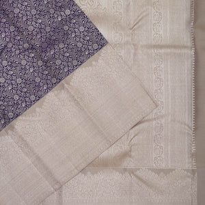 Navy Blue Zariwork Pure Silk Saree