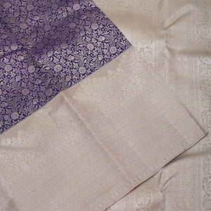 Navy Blue Zariwork Pure Silk Saree