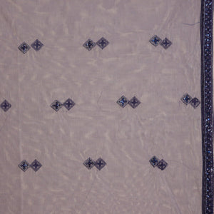 Navy Blue Sequins Net Readymade Lehenga