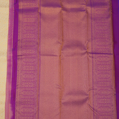 Off White Zariwork Pure Silk Saree