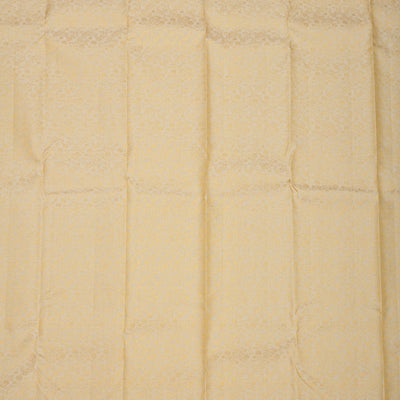 Off White Zariwork Pure Silk Saree