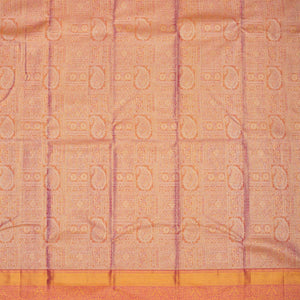 Onion Pink Zariwork Pure Silk Saree