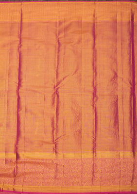 Onion Pink Zariwork Pure Silk Saree