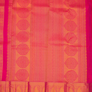 Onion Pink Zariwork Pure Silk Saree