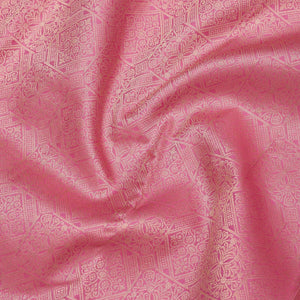 Onion Pink Zariwork Pure Silk Saree
