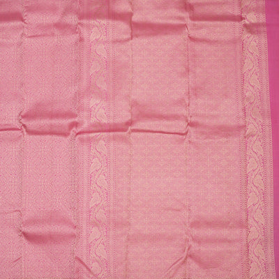 Onion Pink Zariwork Pure Silk Saree