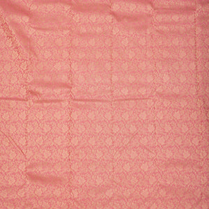 Onion Pink Zariwork Pure Silk Saree