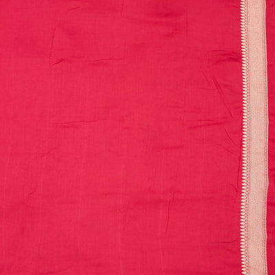 Onion Pink Zariwork Pure Silk Saree