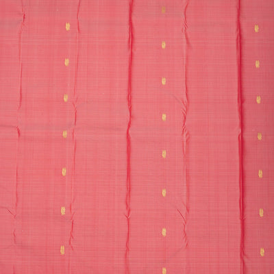 Onion Pink Zariwork Pure Silk Saree