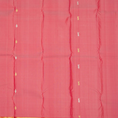 Onion Pink Zariwork Pure Silk Saree