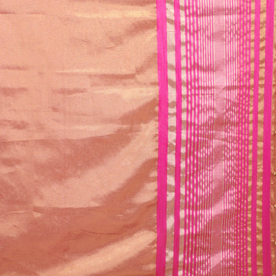 Onion Pink Zariwork Tissue Saree