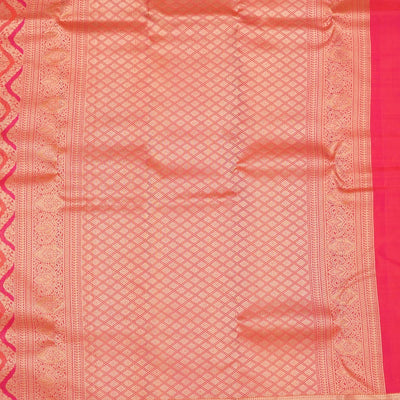 Orange Zariwork Pure Silk Saree