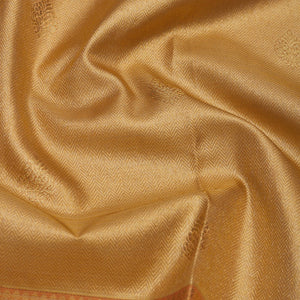 Peach Zariwork Pure Silk Saree