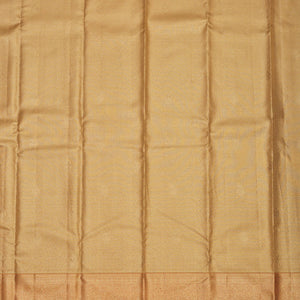Peach Zariwork Pure Silk Saree