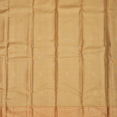 Peach Zariwork Pure Silk Saree