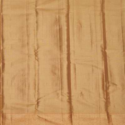 Peach Zariwork Pure Silk Saree