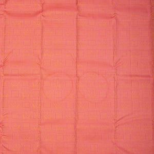Peach Zariwork Pure Silk Saree