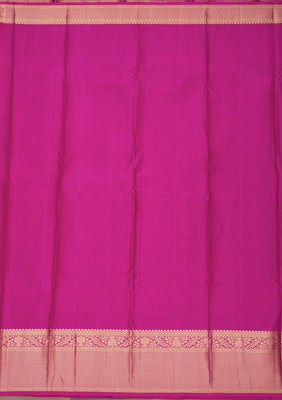Peach Zariwork Pure Silk Saree